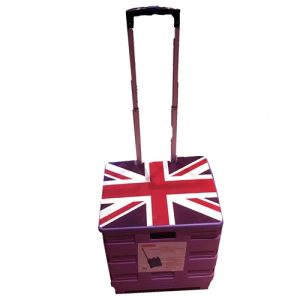 Lid for Pack & Go Trolley Union Jack with cart